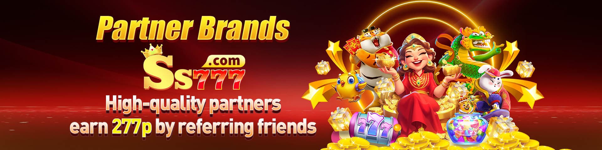 SS777 partner referral banner