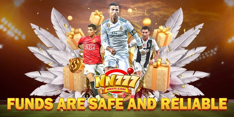 NN777 football-themed brand banner