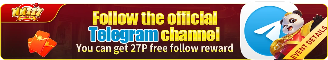 NN777 Channel Follow Bonus banner